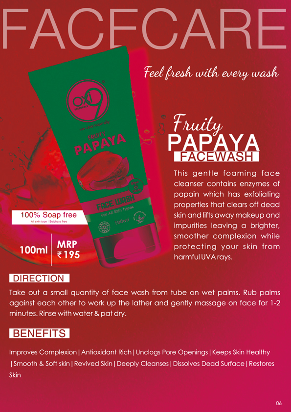 Fruity Papaya Facewash from Nandhuyazz All Herbal Products 