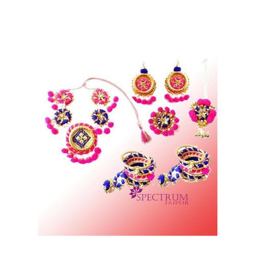 Modern Gota Patti Jewellery Set