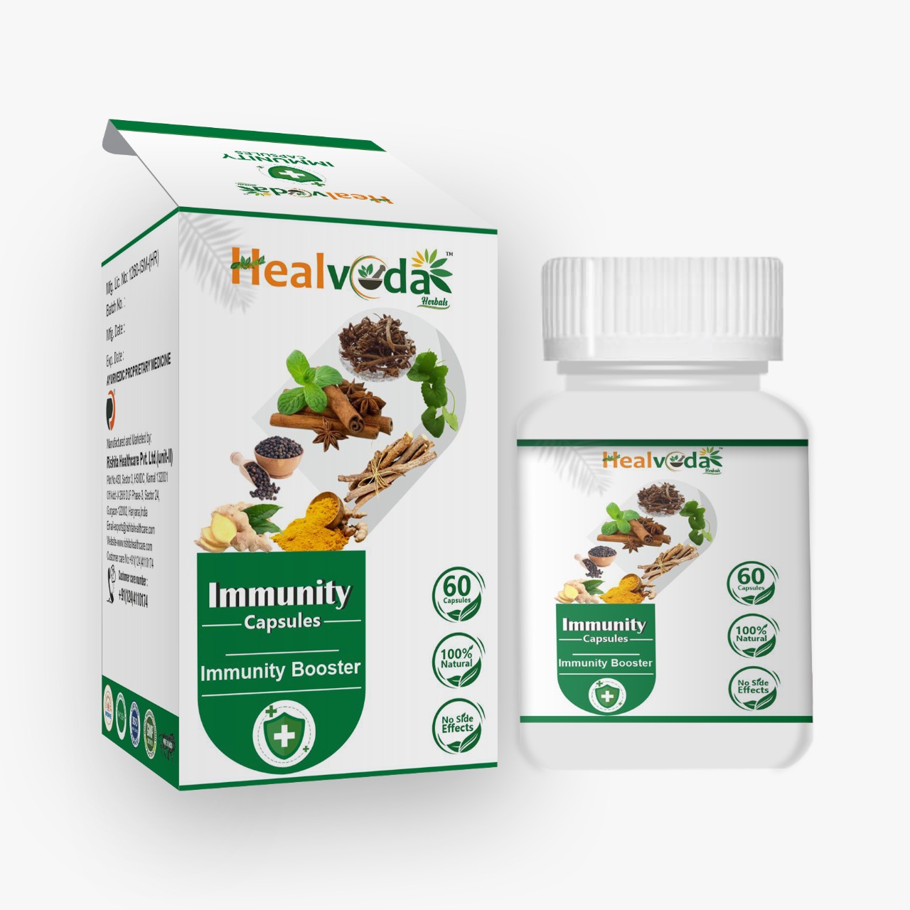 Immunity capsules from Healveda Herbals