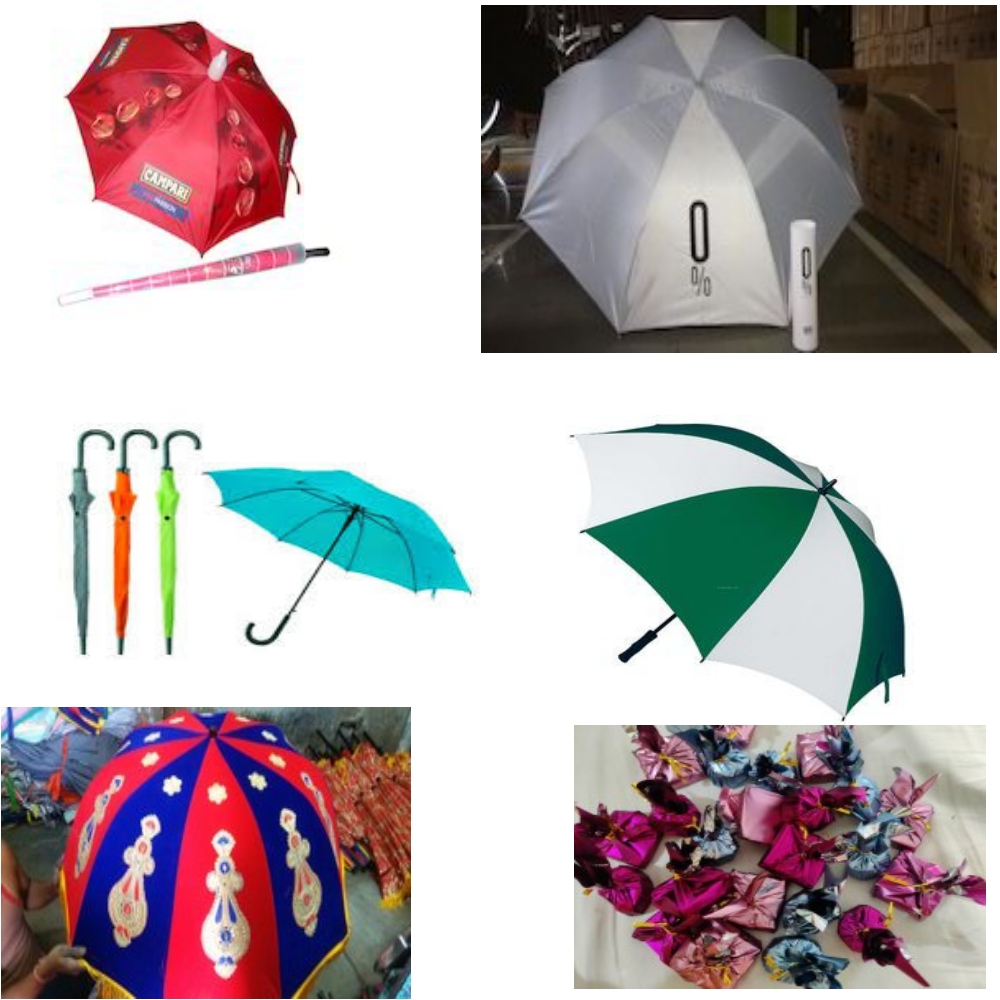 Kargil Umbrella, Bottle Umbrella, Golf Umbrella, Dry Fruit Flavour Chocolate, Wedding Umbrellas from RIMZIM UMBRELLA MART