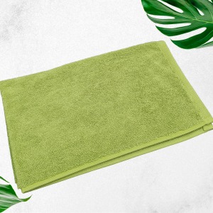 Rekhas 100% Cotton Hand Towel | Super Absorbent | 550 GSM | Green Colour from Rekhas House of Cotton Private Limited