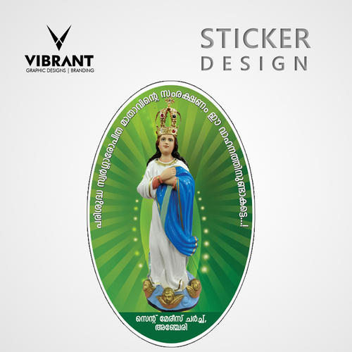 Sticker Designing Services from Vibrant Dezigns