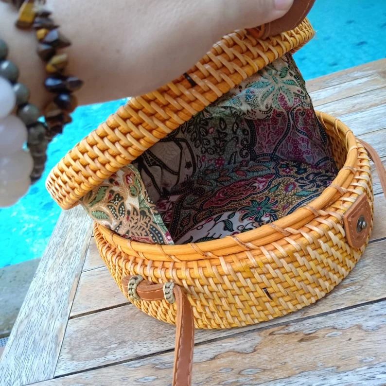 New Styles Handmade Boho Bali Round Rattan from S.A.D.I.E.'S CRAFT