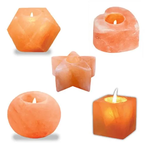 Himalayan Salt Tea-light Candle Holders