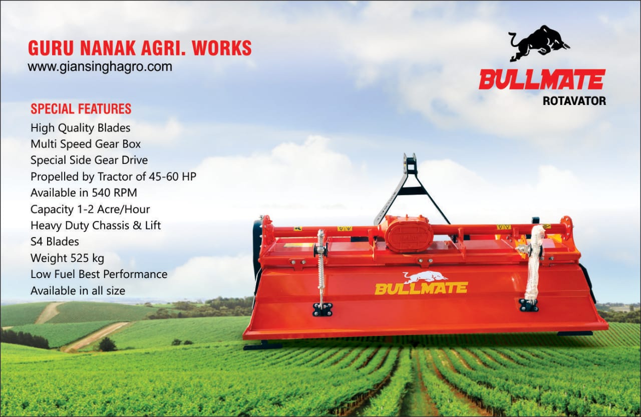 Bullmate Rotavator from Guru Nanak Agri Works