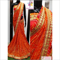 Chunri Bhandini Georgette Saree