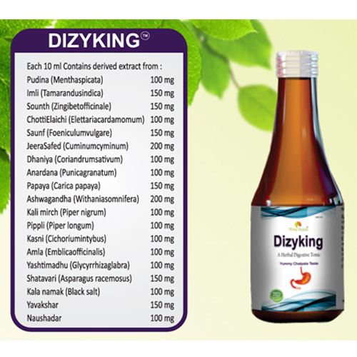 Dizyking - A herbal Digestive Tonic from KING AYUSH DIGITAL STORES