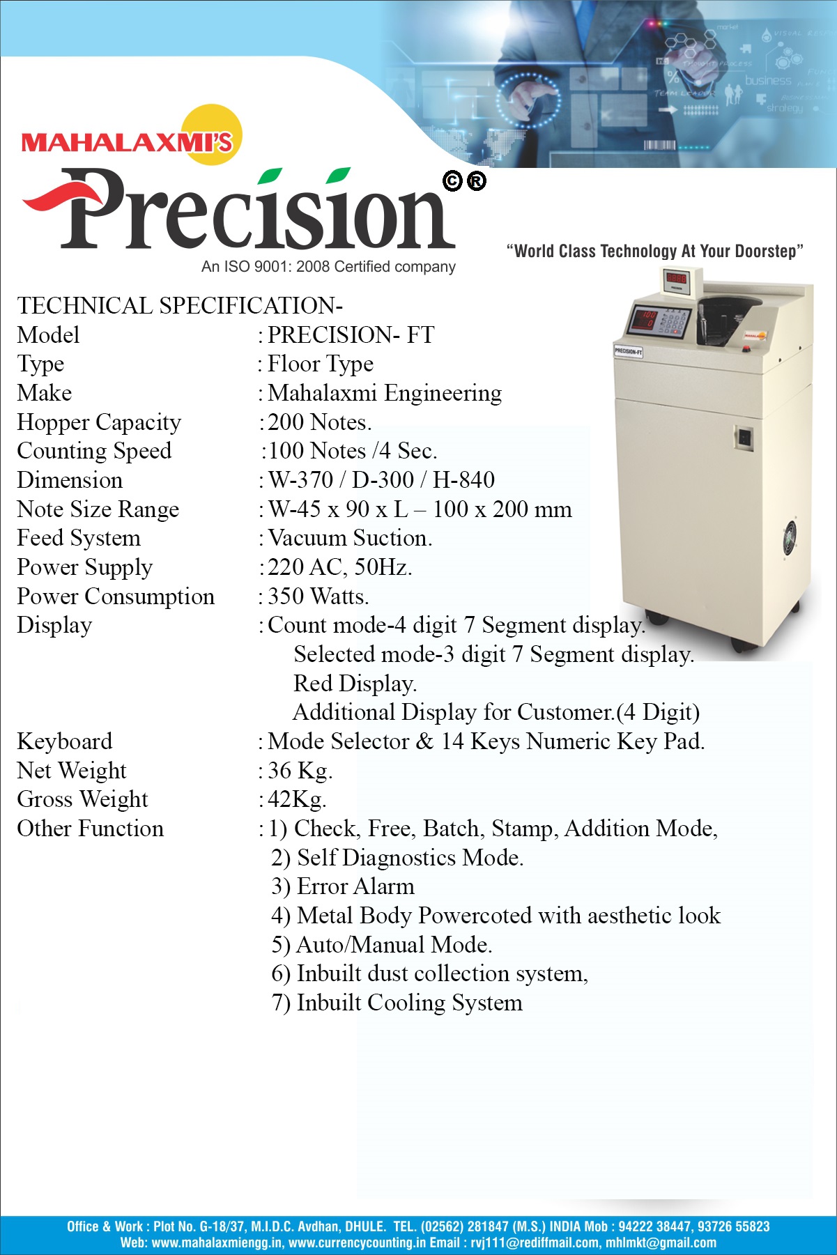 bundal note counting machine