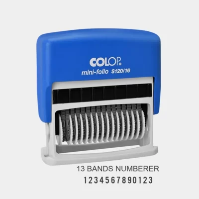 Colop 13 Digit Numbering Stamp (Self-Ink) from stampvala