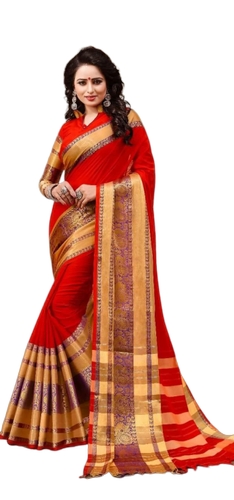 Gas Mercerised Cotton Silk Saree