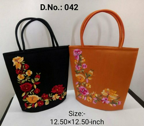 Ladies Embroidered Hand Bag from ALL CRAFT EXIM