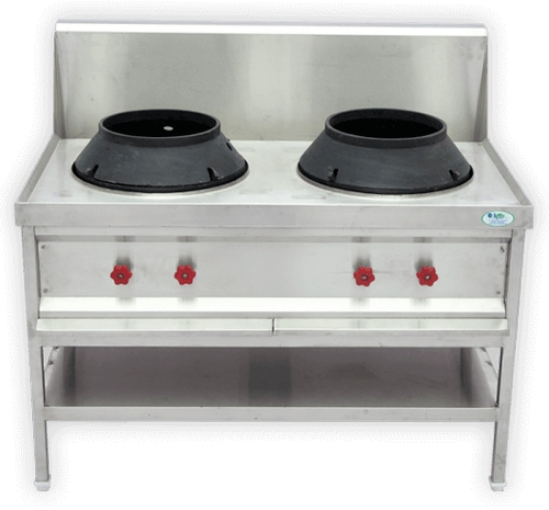 Two Burner Chinese Cooking Range from Synergy Technics