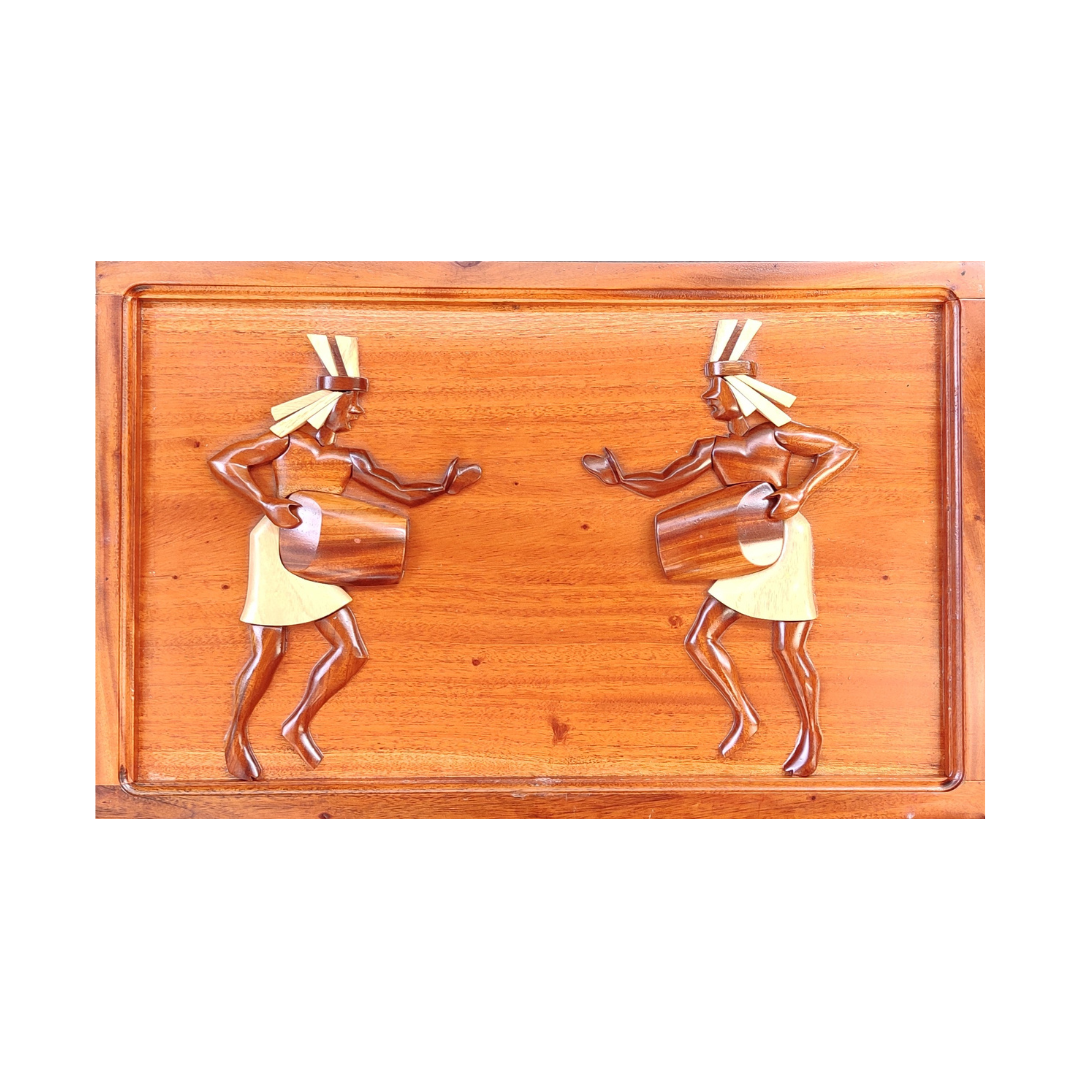 Tribal Dance Wooden Wall Frame from Asian Exportex