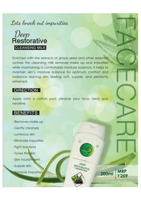 Deep Restorative Cleansing Milk from Nandhuyazz All Herbal Products 