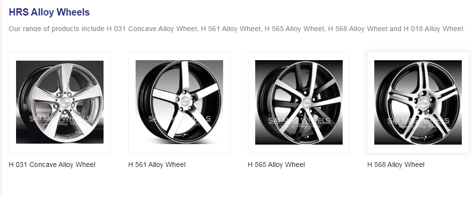 HRS Alloy Wheels from SAI MAG WHEELS