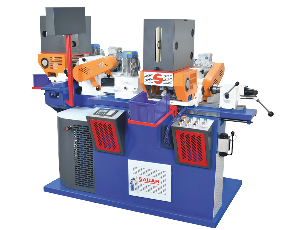 Dual Head Fully Automated Servo Controlled Cot Grinding Machine with Diameter set software from SABAR MACHINE TOOLS MFG CO