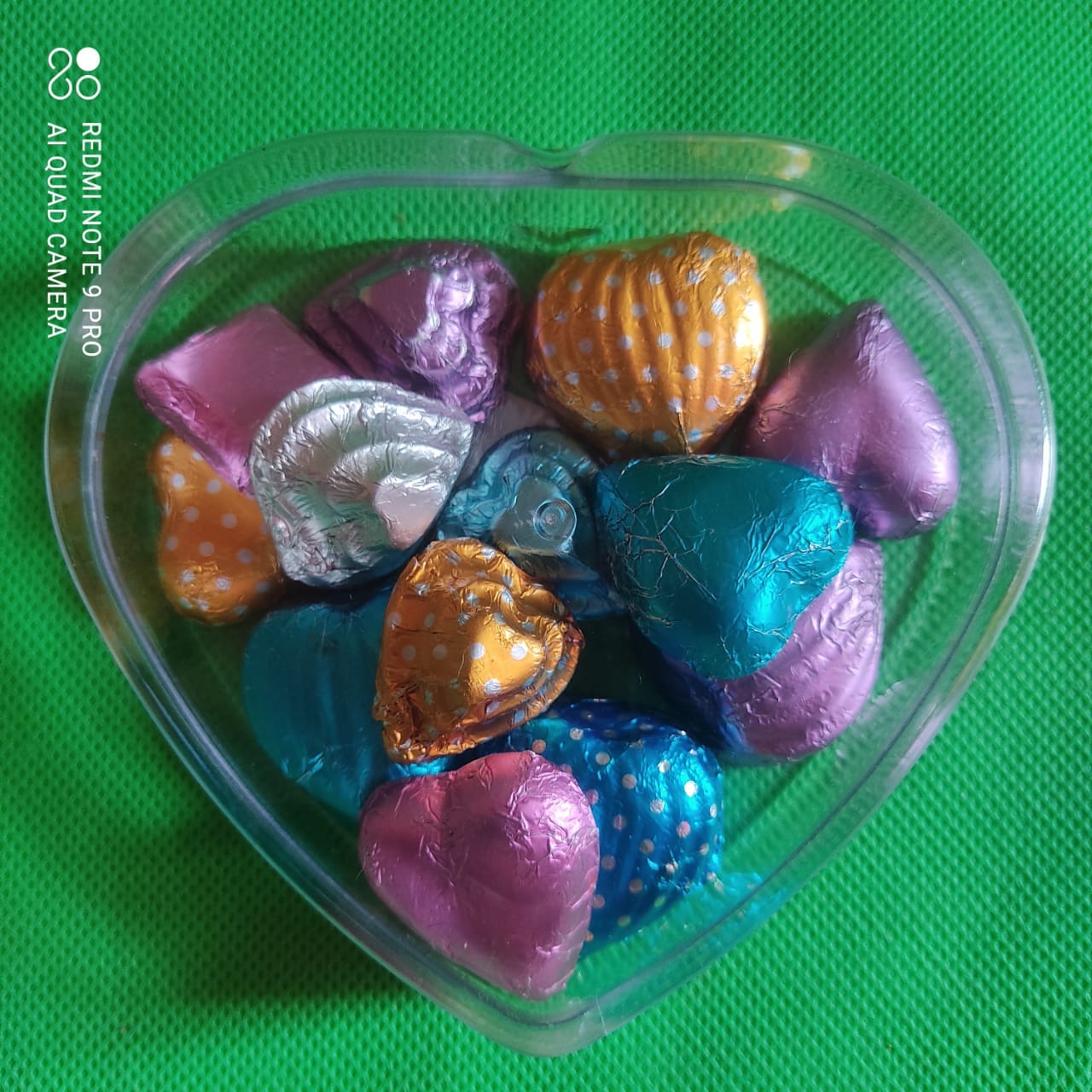 Dry Fruit Heart And Round Assorted Chocolates from Aadiya Herbals 