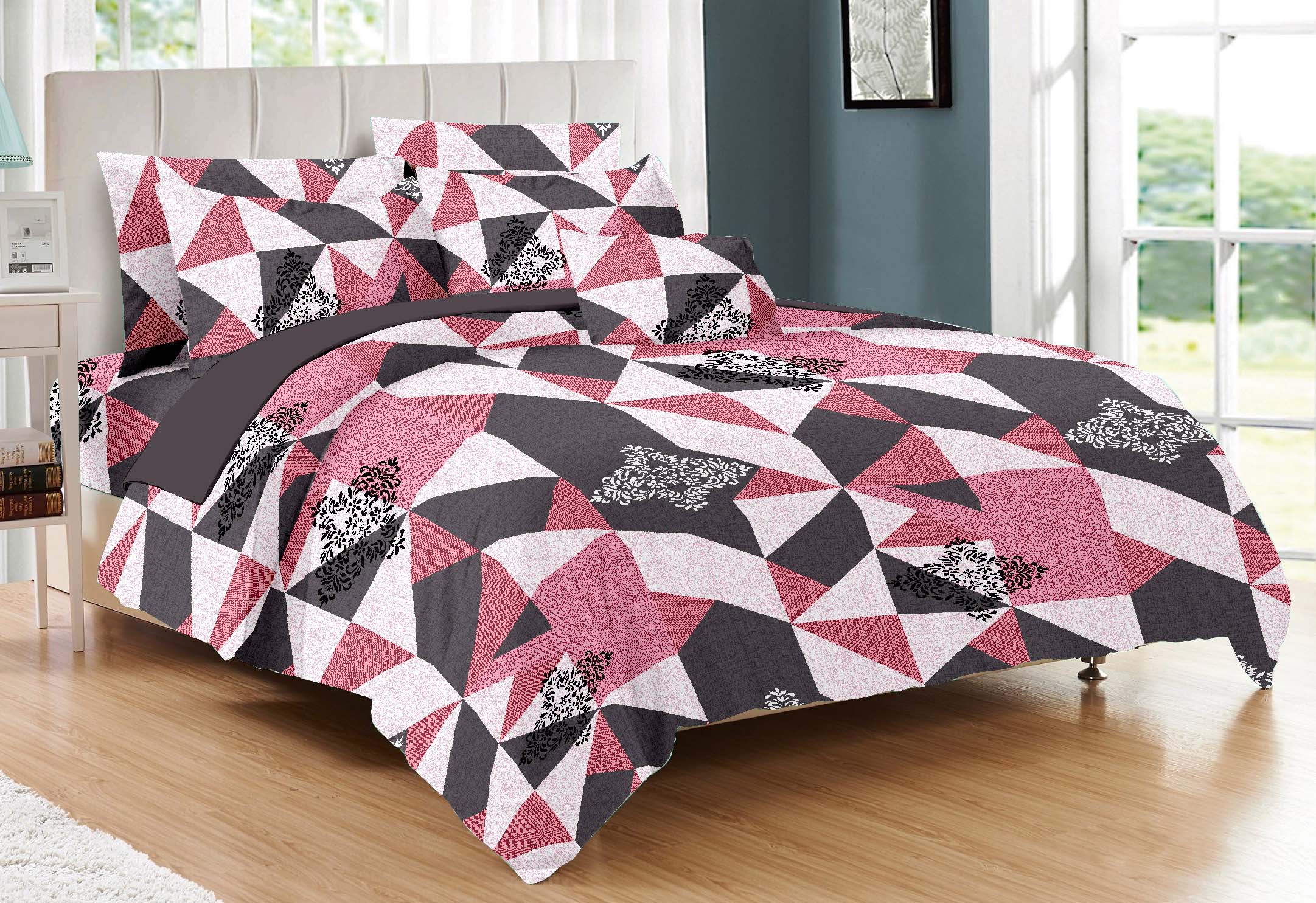 Printed Double Bed Sheet - Ecolux-4002