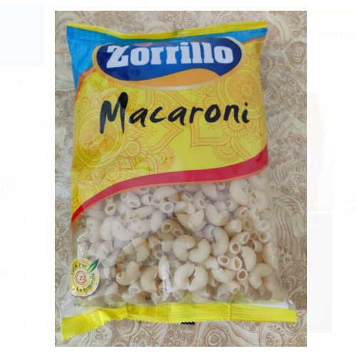 Zorrillo Macaroni from Limosna industries pvt ltd 
