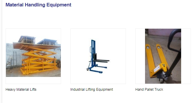 Material Handling Equipment from Servo Tech (India)