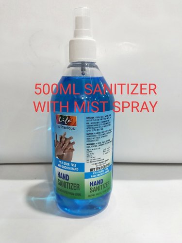 Life hand sanitizer 500ml spray from Jain Inventions