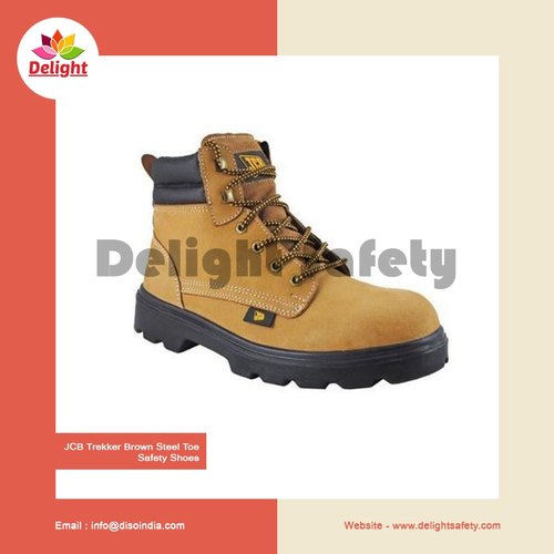 JCB Trekker Brown Steel Toe Safety Shoes from Delight Industrial Solutions Private Limited