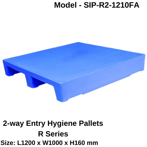  Hygiene Platic Pallets - 2 way entry from Swift Technoplast Pvt Ltd