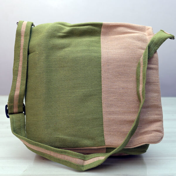 Multicoloured Jute Side bag with Inner Lining from Revgarbs