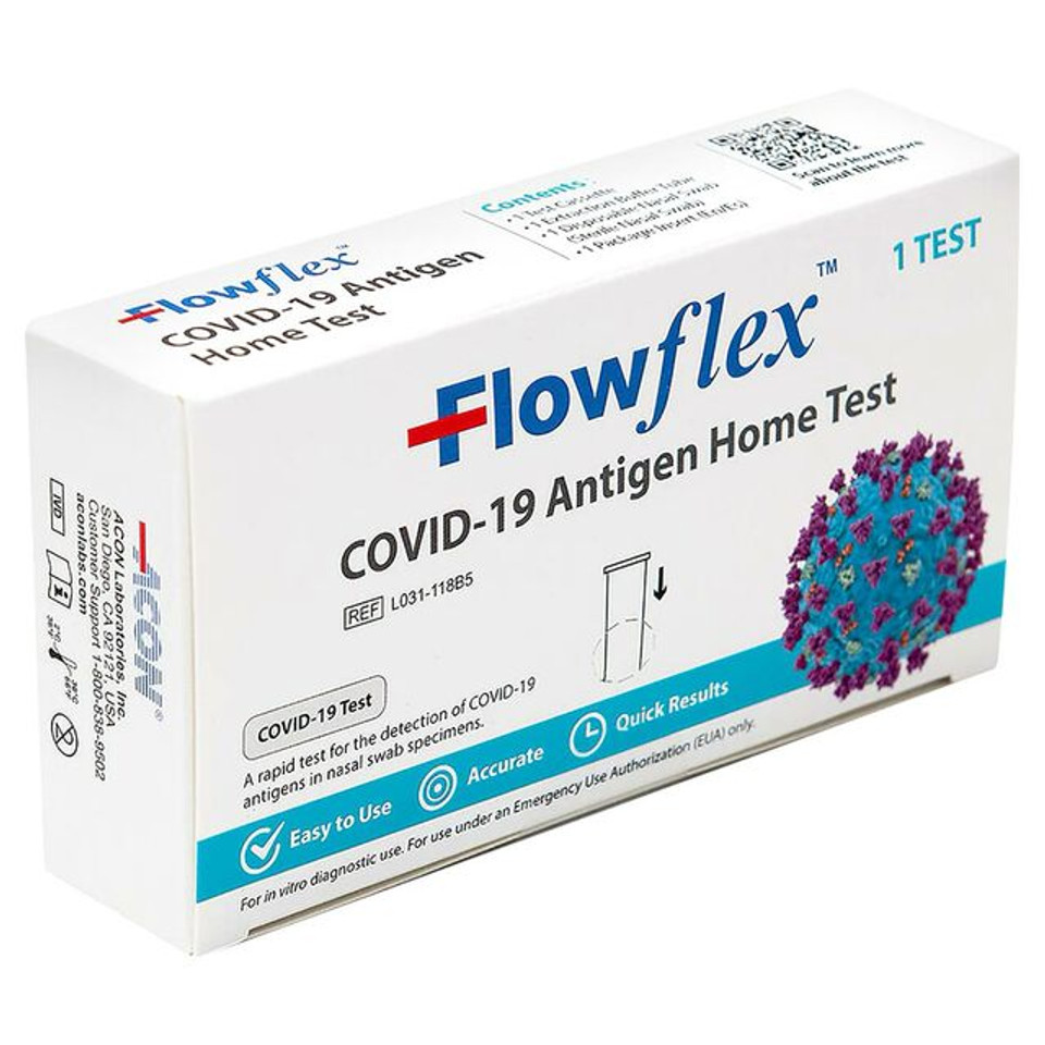 Flowflex COVID-19 Antigen Rapid Home Test Kit from Steede Medical LLC