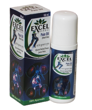 Pain relief massage oil from EXCEL HERBAL