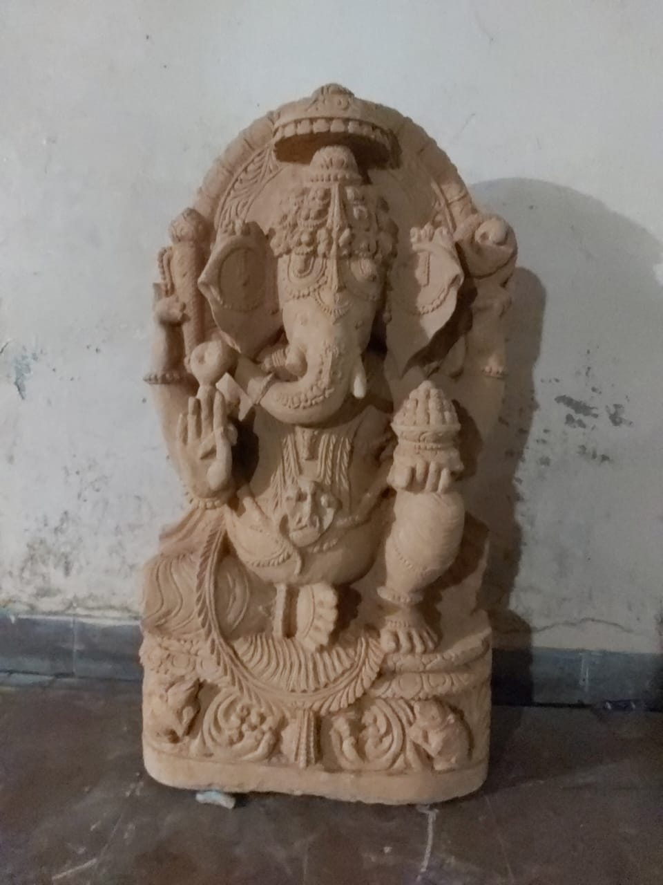 Stone Ganesha Statue from Orient crafts museum 