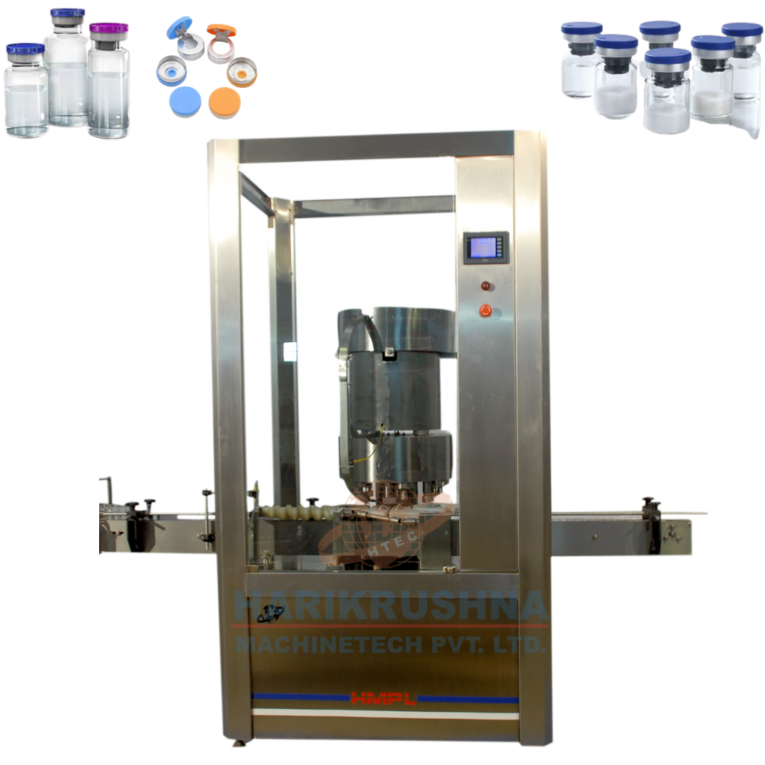 AUTOMATIC VIAL CAP SEALING MACHINE - MANUFACTURER & EXPORTER IN INDIA from Harikrushna Machines Pvt. Ltd.
