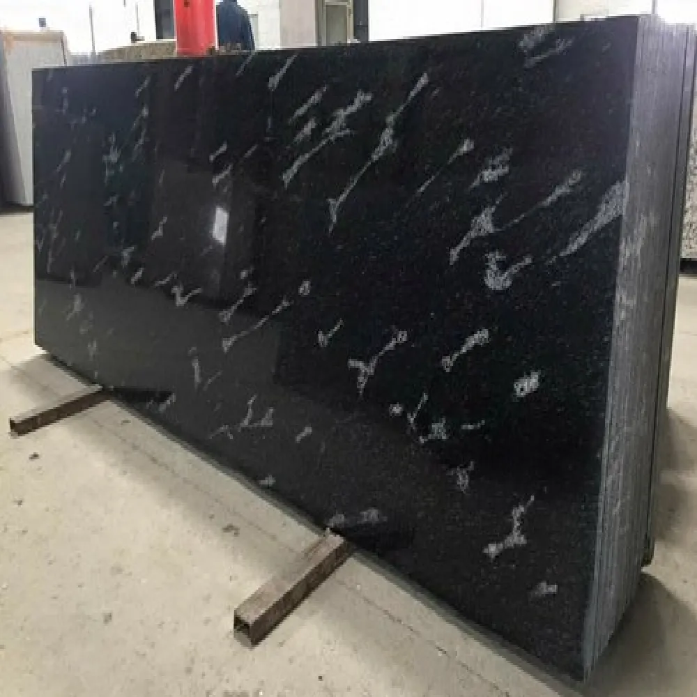 Fish black granite