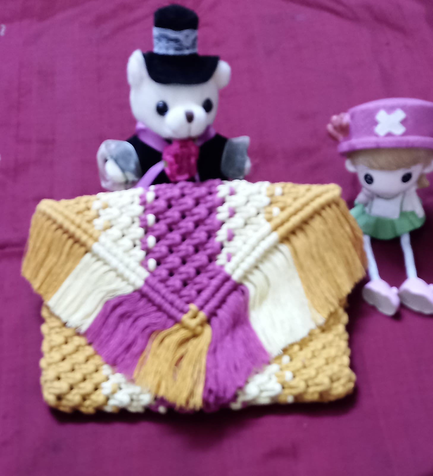 Macrame Cotton Purse from JFS Global Trade