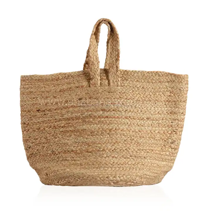  Stripe Jute Tote Bag Designer Handmade Eco-Friendly