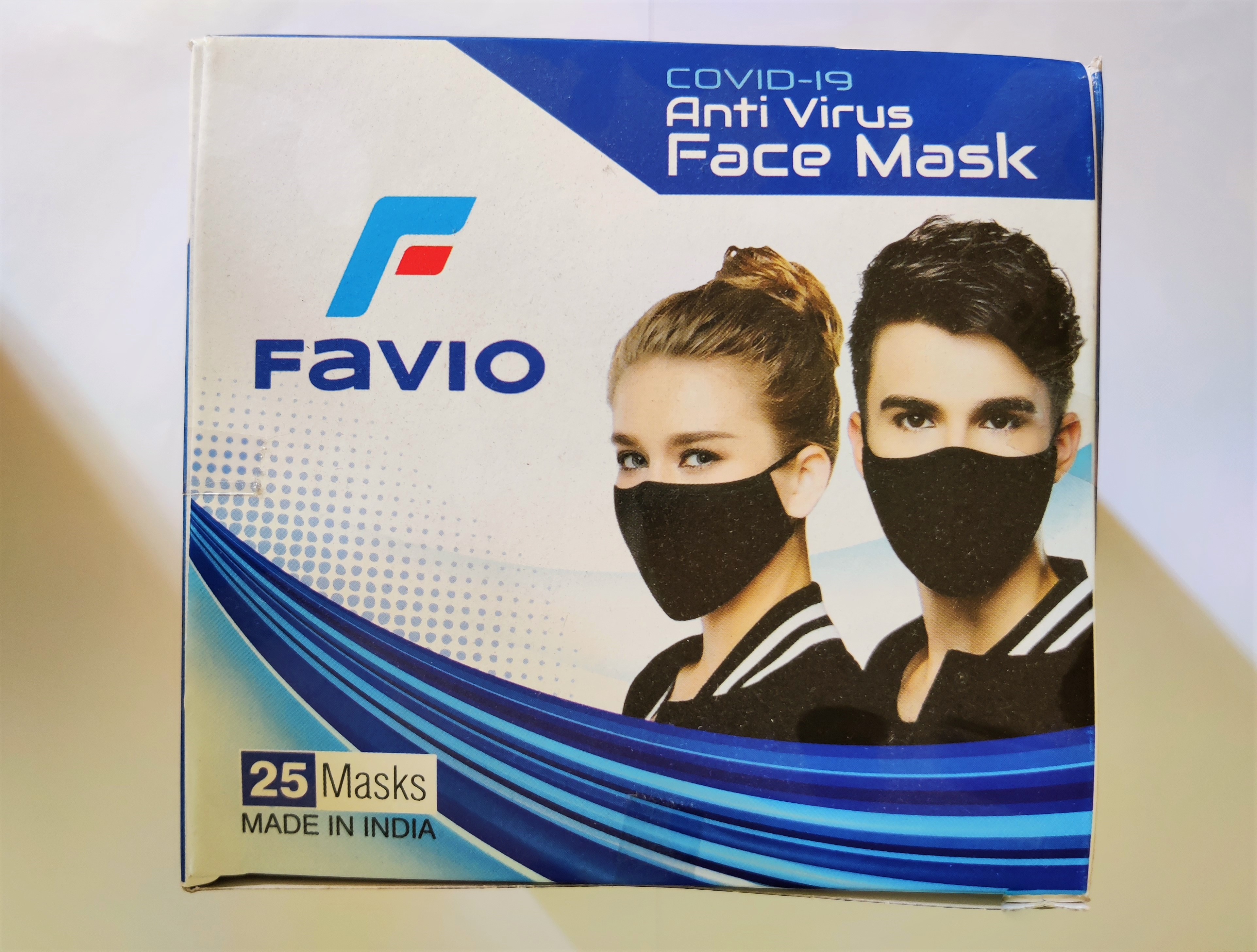 Cotton Medicated Mask 5 Colours 25 pieces per box from FAVIO & BLACK TRUFFLE