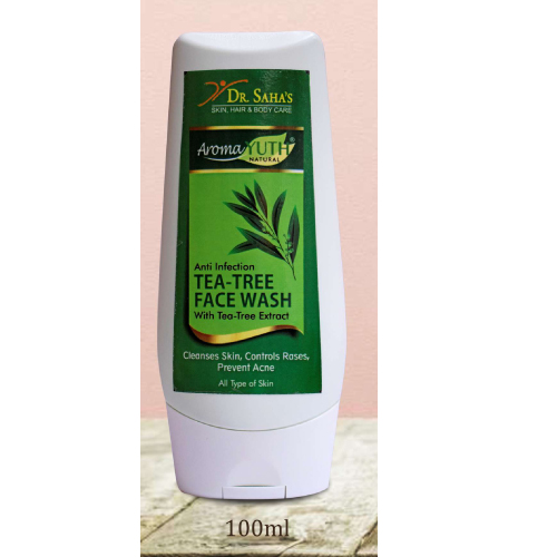 Anti Infection TEA-TREE FACE WASH With Tea Tree Extract from Aromayuth Natural