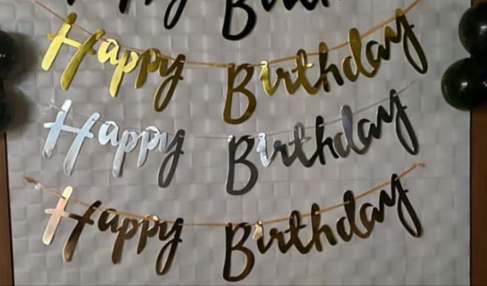 Multicolor Paper Birthday Party Hanging For Birthday Decorations