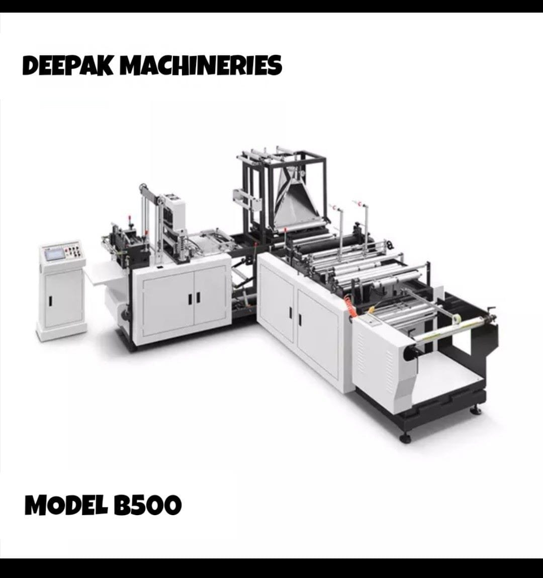 Non woven Bag Making Machine - Model B500 from DEEPAK MACHINERIES