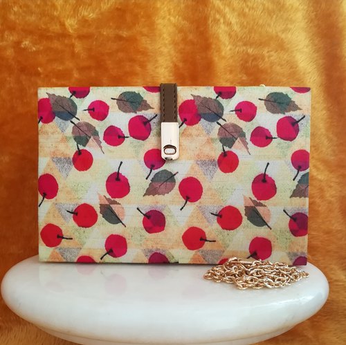 Printed MDF Clutch Handbags from Azzra World