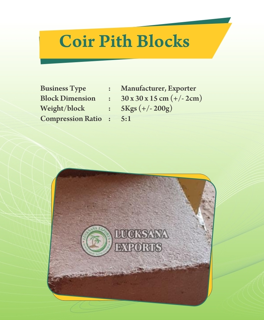 Coir Pith Blocks