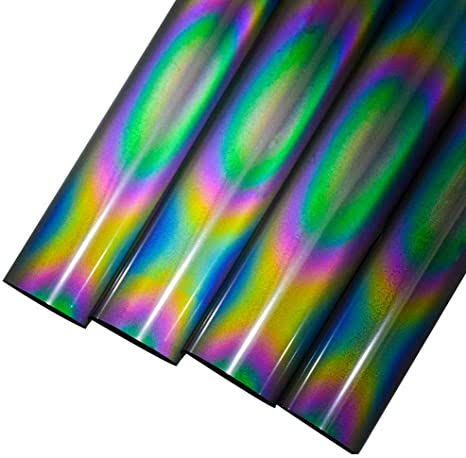 Rainbow Reflective Heat Transfer Vinyl from JD Enterprises