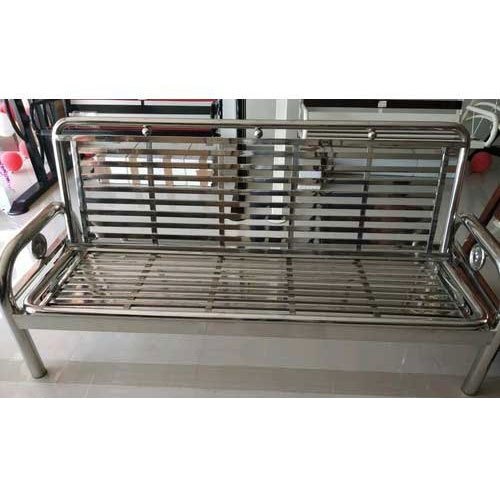 Stainless Steel Waiting Bench from Shailesh Trading