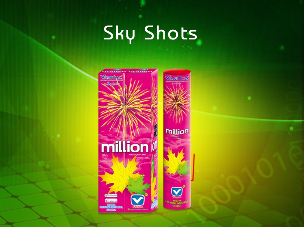 Shoots up & explodes with golden tail effect up in the sky from Mohammed jalil & sons Diwali crackers
