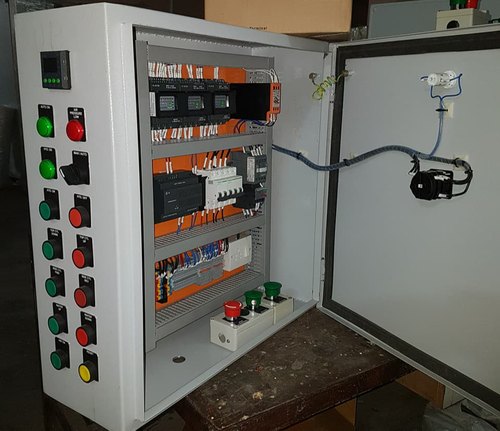 Mild Steel Three Phase Instrument Control Panel from Royal Real Automation