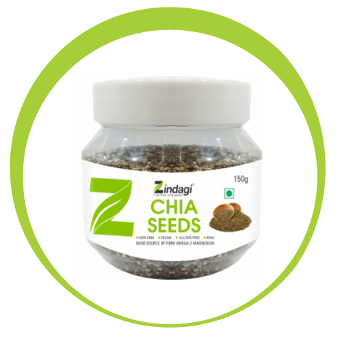 CHIA SEEDS 150g from Jhanil Health Care Pvt Ltd