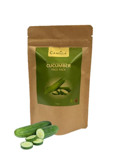 Camilla Cucumber Facepack from Indian henna supplier and henna products exporter - Natural Herbal