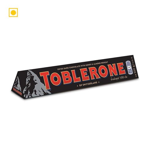 Toblerone Tone Bitter Sweet Chocolate - 100G from SnackZack