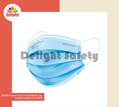 Karam RFM50 3 Ply Meltblown Disposable Surgical Face Mask from Delight Industrial Solutions Private Limited