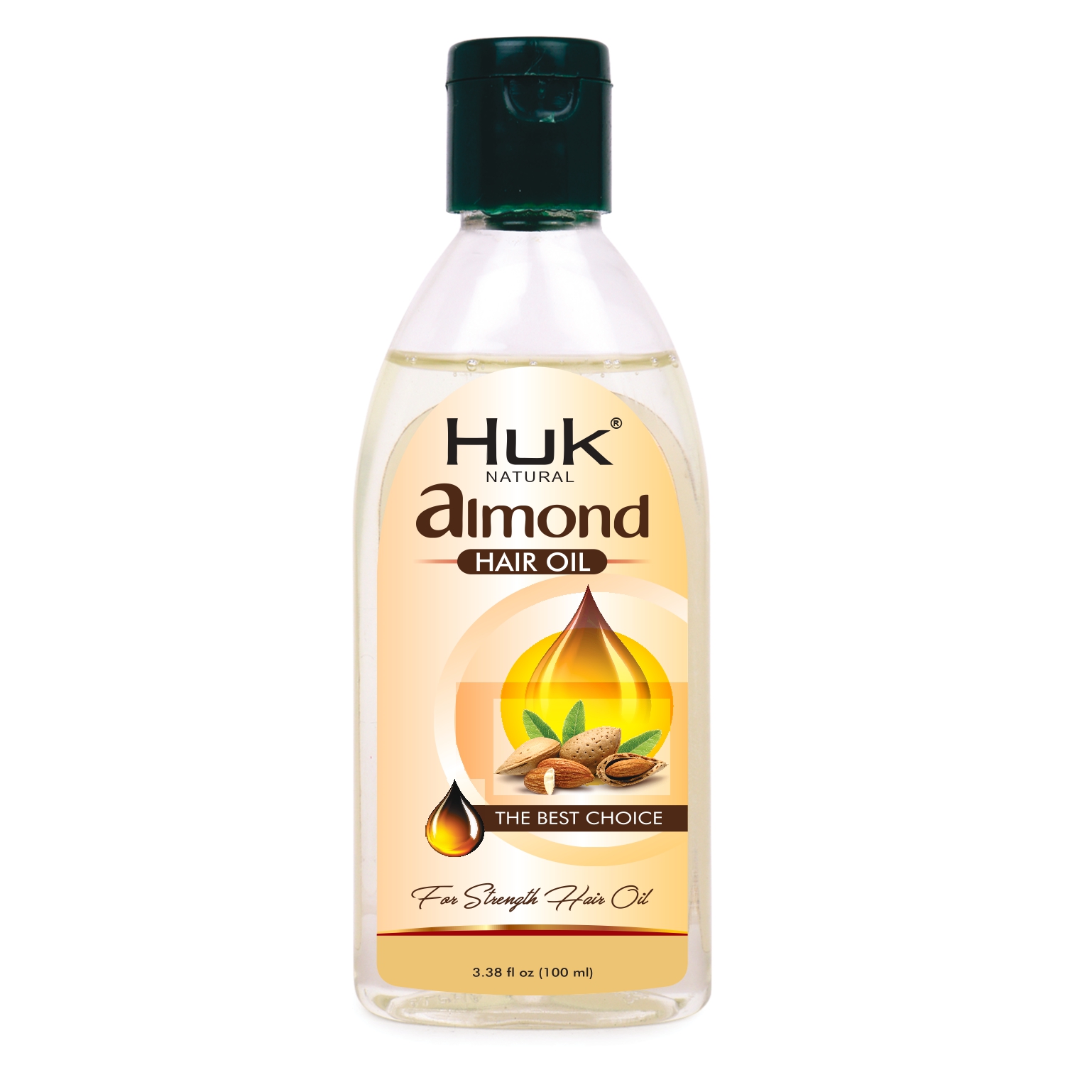 Huk Almond Hair Oil 100ml from Huk Natural